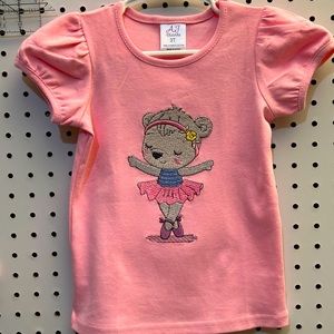 NWOT- Ballerina Embroidered Top